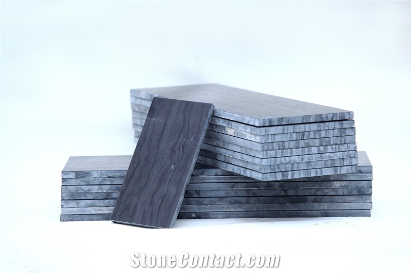 Black Wooden Vein Marble Tile,China Quarry Owner Wood Grain Marble Slab for Wall Floor Covering