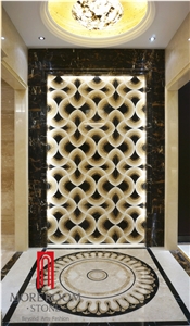 600x600 Thin Marble Tile for Hotel Floor Decoration