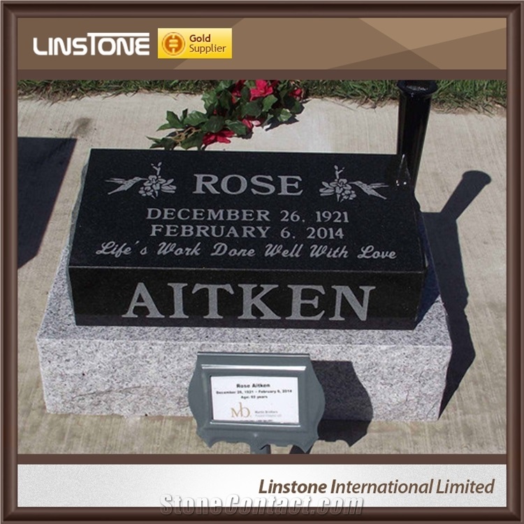 Ca Granite Marble Pillow Markers Monument Tombstone for Wholesale