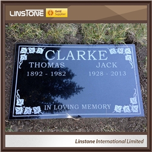 Ca Style Flat Marker Headstone Monument for Funeral Homes
