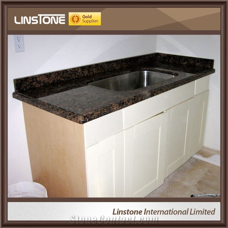 China Manufacture Supplier Baltic Brown Grantie Bath Top Factory Price