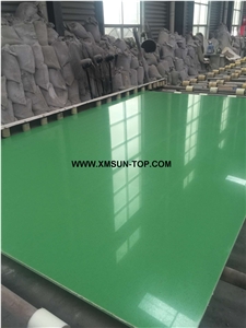 Azure Green Quartz Stone Big Slabs&Gangsaw Slab/Viridity Engineered Stone/Dark Green Artificial Quartz/Aquamarine Manmade Stone/China Quartz Stone for Flooring&Wall Covering