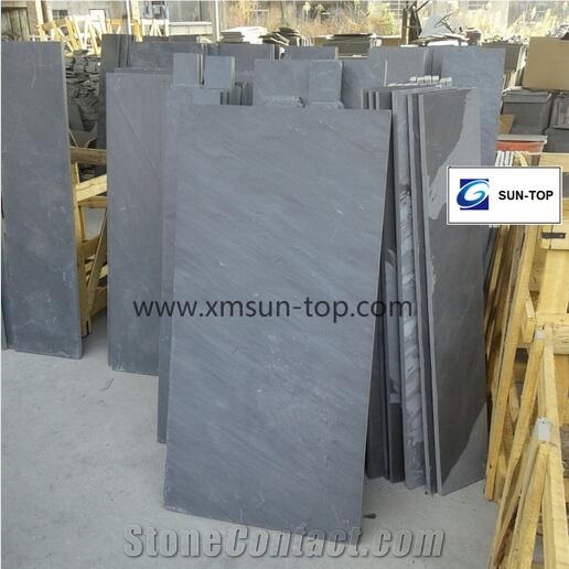 Black Slate Cut to Size / Dark Grey Slate Floor Covering / Landscaping Stone / Nature Surface
