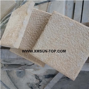 Bush Hammered Beige Limestone Cube Stone/Light Yellow Limestone Cobble Stone/Lime Stone Paving Sets/Natural Stone Floor Covering/Yellow Stone Courtyard Road Pavers