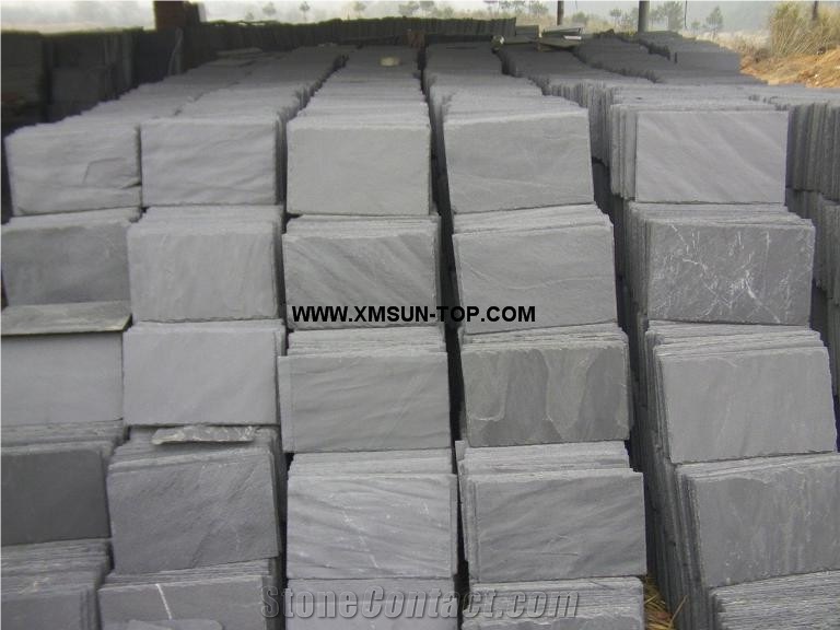 Chinese Gray Black Slate Tile&Cut to Size/China Light Grey Slate Floor Tiles/Grey-And-Black Slate Wall Tiles/ Slate Stone Flooring&Floor Covering/Slate Wall Covering&Wall Cladding/Slate Pavers&Panel