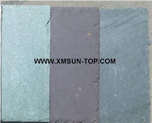 Chinese Green&Black&Grey Rectangle Roof Slate Tile/Slate Roofing/Rectangle Slate Roofing Tiles/Slate Roof Tiles/Verde Slate Tile Roof/Roof Covering and Coating/Stone Roofing