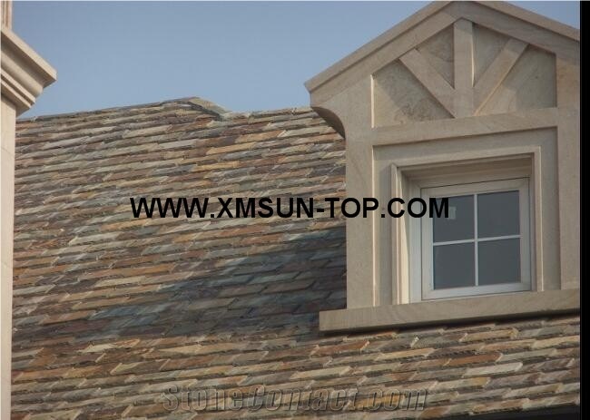 Chinese Rusty Roof Slate Tile with Square Type/ Slate Roofing/Rust Slate Roofing Tiles/Slate Square Shape Roof Tiles/Verde Slate Tile Roof/Square-Shape Roof Covering and Coating/Stone Roofing