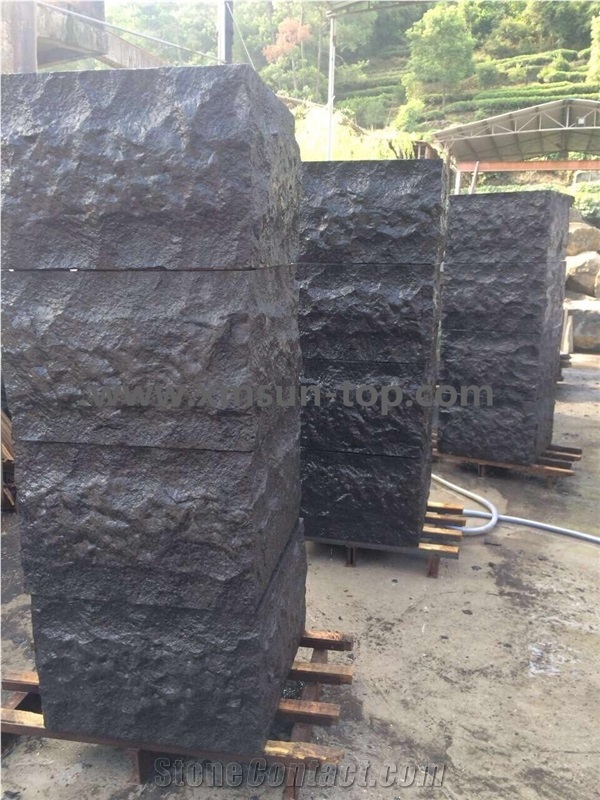 G684 Black Basalt Kerbstones/China Basalt Curbstone /Fujian Black Kerb Stone/Diamond Black Kerbs/Absolute Black Road Stone /Black Pearl Side Stone