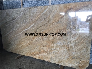 Golden Viscount Granite Slabs/China Gold Viscont Granite Small Slabs/Rusty Yellow Granite Strip/Golden Yellow Granite Panel/Viscon Gold&Viskont Golden Granite for Wall Cladding&Floor Covering