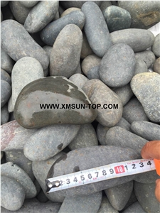Grey River Stone&Pebbles with Different Size/Light Grey Pebbles/Round Pebbles/Pebble for Landscaping Decoration/Wall Cladding Pebble/Flooring Paving Pebble