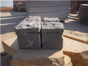 Grey Sandstone Cube Stone/ Landscaping Paving Stone/ Floor Covering