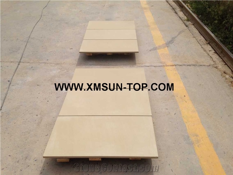 Honed Yellow Sandstone Tiles & Customized&Cut to Size/Light Yellow Sandstone Wall Tile&Floor Tile/Sandstone Flooring&Floor Covering/Sand Stone for Wall Covering&Wall Cladding