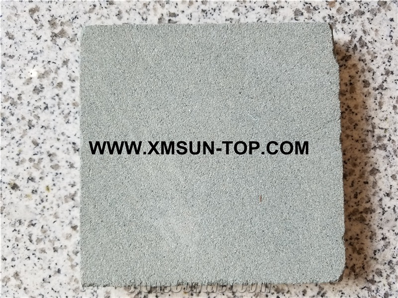 Machine Cut Light Green Sandstone Slab&Tiles & Customized&Cut to Size/Green Sandstone Wall Tile&Floor Tile/Sandstone Flooring&Floor Covering/Sand Stone for Wall Covering&Wall Cladding