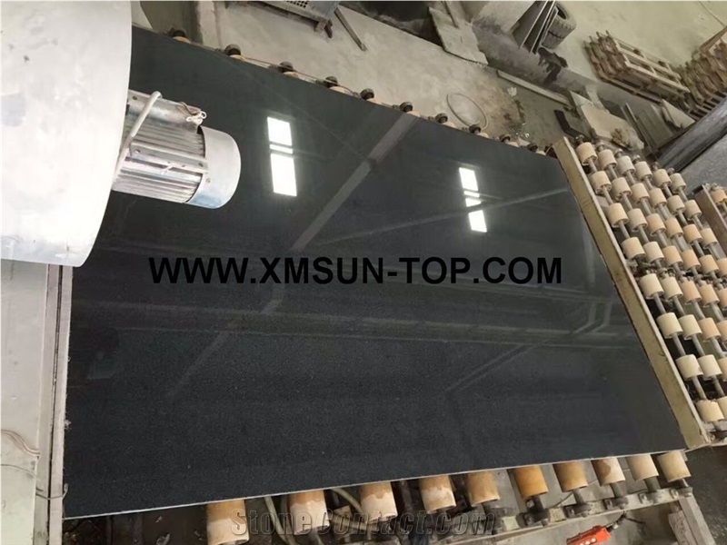 Polished China Impala Granite Slabs & Tiles& Gangsaw Slab & Strips(Small Slabs) & Customized/Charcoal Black Granite for Wall Covering&Wall Cladding/Pingnan Sesame Black Granite for Flooring/A Grade