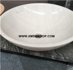 Pure White Kitchen Sinks&Basins/Snow White Stone Bathroom Sinks&Basin/Round Sinks&Basins/Natural Stone Basins&Sinks/Wash Basins/Interior Decorative