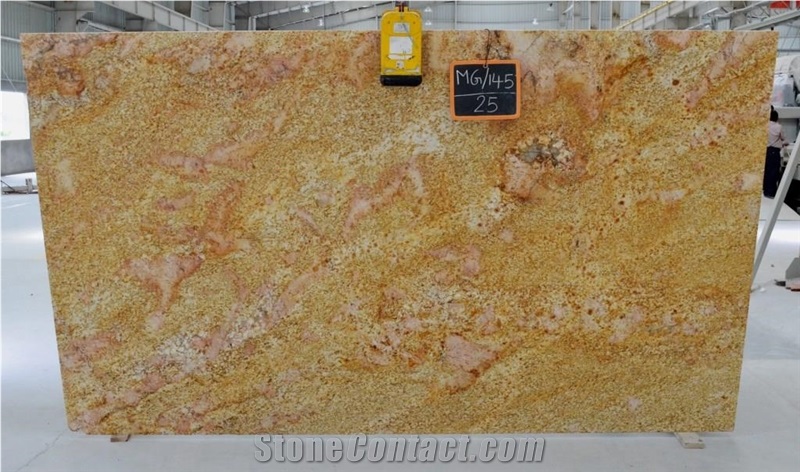 Imperial Gold - Golden Oak Granite Slabs