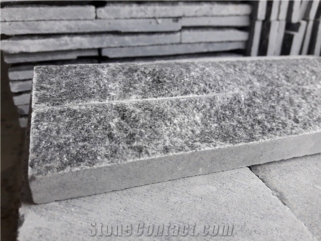 Silver Grey Split Face, Split Stone Wall Cladding, Silver Grey Wall Cladding, Decorative Stone