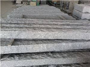 Best Sell in European Market Light Grey Granite Flamed and Natural Palisade With/Without Hole