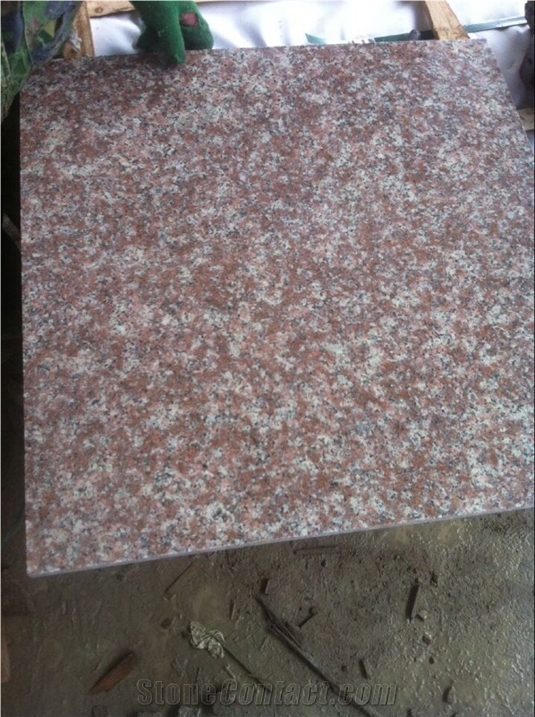 Cheap and Popular Granite G687 Also Named Peach Red,Peach Blossom,Peach Flower Red,Tao Hua Hong,Normally Used for Stairs and Raiser,Floor Covering and Wall Clading