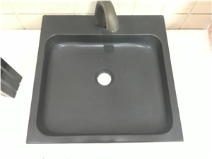 Cheap Price Shanxi Black Granite Round/Rectangle/Oval/Square Basins/Sinks for Bathroom/Kitchen Decoration, Winggreen Stone