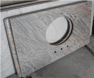 China Juparana Granite Kitchen Top Size Can Be Customized,Low Price with High Quality from China Winggreen Stone