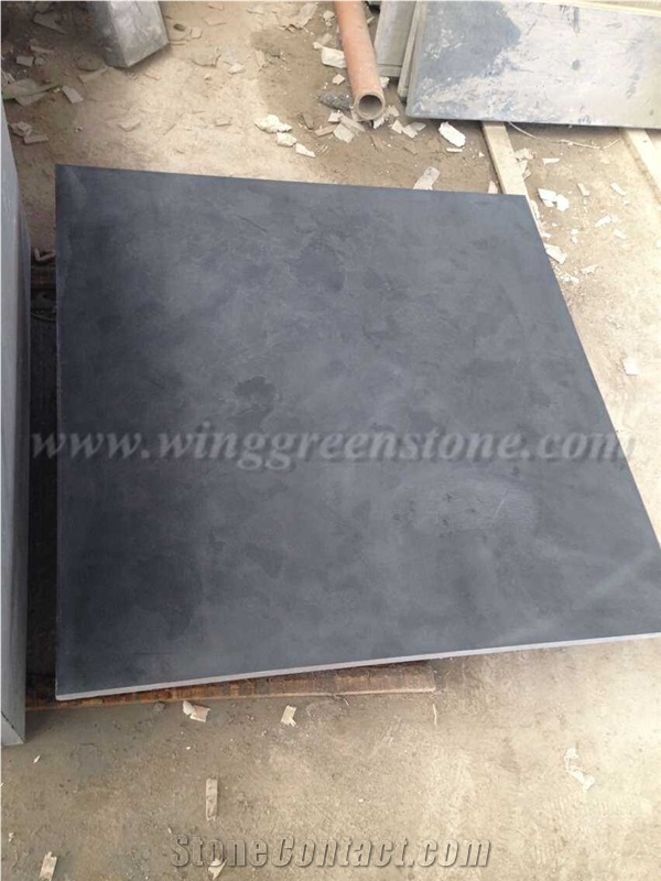 Competitive Price High Quality Black Blue Stone Tiles & Slabs for Wall and Floor Covering, Winggreen Stone