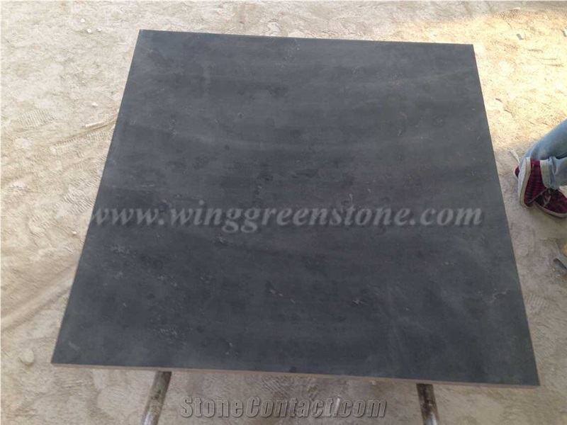 Competitive Price High Quality Black Blue Stone Tiles & Slabs for Wall and Floor Covering, Winggreen Stone