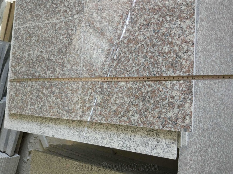 Direct Supply Of Cheaper Price G664 Polished Granite/Luo Yuan Red Granite/ Brainbrook Brown Granite/Black Spots Brown Granite/China Pink Tiles & Slabs for Floor and Wall Covering