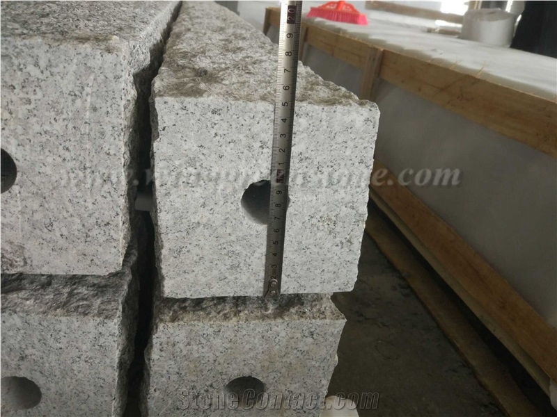 Direct Supply Of Light Grey G603 Natural Pillars/Posts With/Without Hole for Exterior Decoration, Winggreen Stone