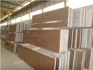 G562 Granite,Mapple Red Granite,Beautiful Chinese Red Granite for Kitchen Bar Top and Worktop Buy Direct from Factory,Winggreen Stone