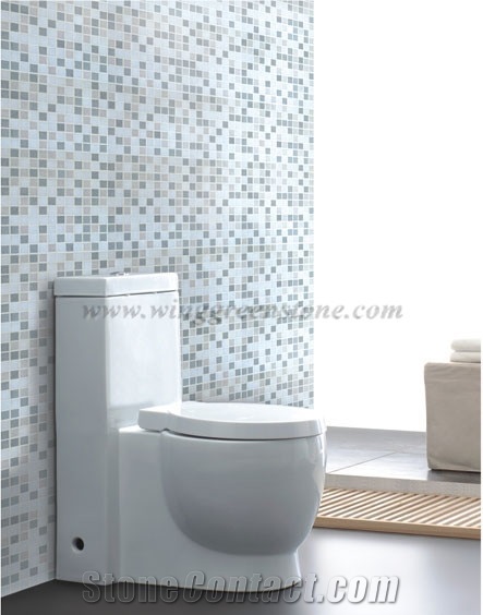 Grey Glass Mosaic,Square Shape Mosaic for Wall Cladding & Flooring