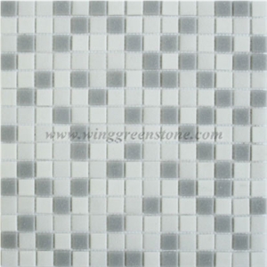 Grey Glass Mosaic,Square Shape Mosaic for Wall Cladding & Flooring