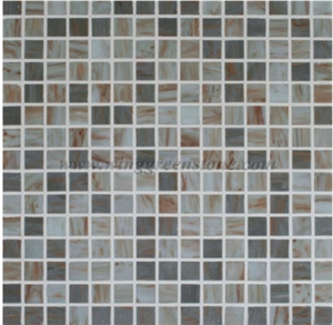 Grey Glass Mosaic,Square Shape Mosaic for Wall Cladding & Flooring