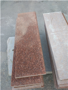 High Polished Granite G683 Tile /Royal Red Stair Tread and Riser