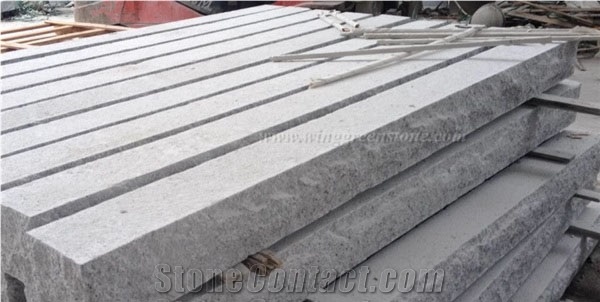 Hot Sale G603 Granite/Light Grey Granite Flamed and Natural Palisade With/Without Hole