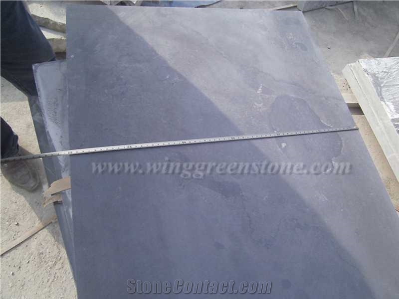 Hot Sale High Quality Blue Limestone Tiles & Slabs for Wall and Floor Covering, Winggreen Stone