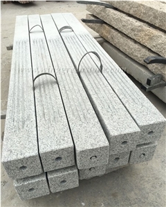 Hot Sale to European Market,Light Grey Granite G603 Flamed and Natural Pillars &Posts With/Without Hole