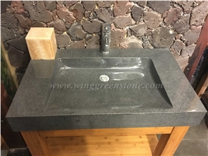 Hot Sales Dark Grey G654 Granite Sinks/Basins for Bathroom Decoration, Winggreen Stone