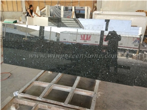 Manufacture High Quality Emerald Pearl Granite Polished Kitchen Countertops, Winggreen Stone