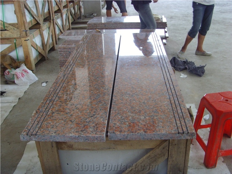 Mapple Red Granite/G562 Granite/Cenxi Red for Steps and Riser,Buy Direct from Factory,Winggreen Stone