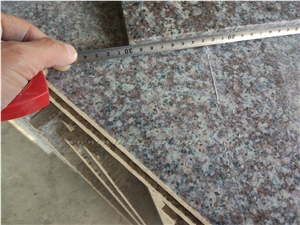 Popular and Cheap Price G664/Luna Pearl Granite/Luoyuan Red Granite Stair Treads and Stair Riser