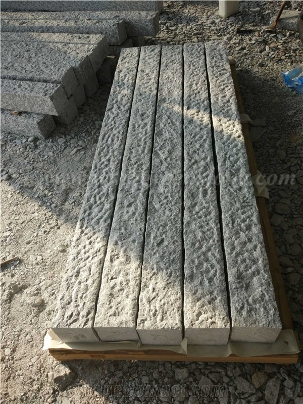 Popular Light Grey G603 Pineapple Pillars/Posts With/Without Hole, Winggreen Stone