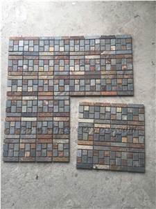 Rusty Green Mosaic,Small Square Mosaic,Special Pattern Mosaic, Polished Mosaic Tiles,Colorful Mosaic