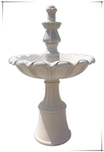 Two/Three Tiers Garden Fountain, Water Feature for Garden Decoration, Winggreen Stone