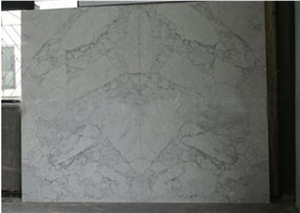 Italian Carrera Flooring Tiles Slab Bianco Carrara White Marble