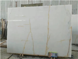 New Productions Good Price Iran White Color Onyx Slabs & Tiles