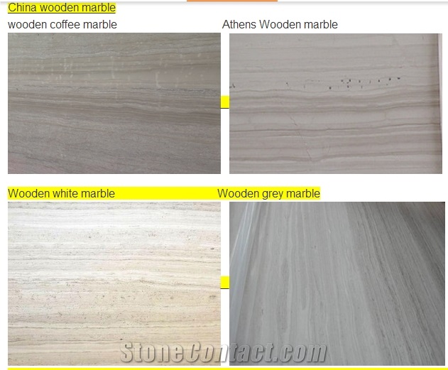 Polished Coffee Brown Wood Vein Marble Slabs & Tiles, China Brown Marble