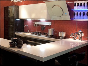 House Durable Kitchen Countertops Of Nano Crystallized Stone