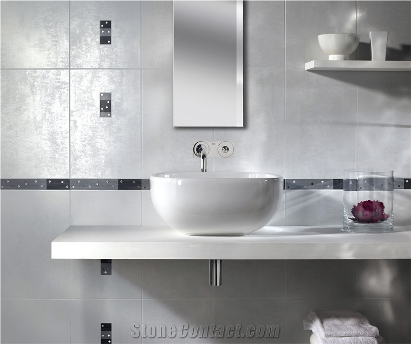 Super Polished Nano Crystal Stone for Bathroom Sinks Easy to Clean