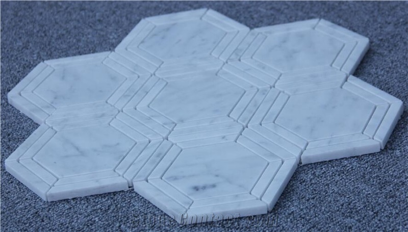 Carrara White Mosaic